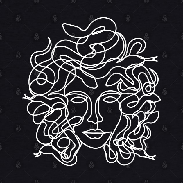 Medusa Single Line Style by EyeseeMS